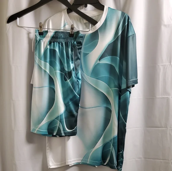 MEN'S 2PC SHORT SET 2XL - Picture 1 of 5